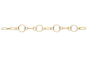 Bracelet Gelbgold 750 poliert, 20cm