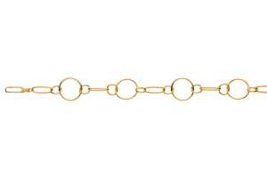 Collier Gelbgold 750 poliert, 60cm