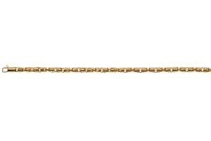 Königskette Gelbgold 750, 3mm breit, 45cm