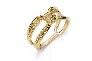 Ring Gelbgold 750, Fantasieform